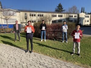 Wunderlich, Melzer, Paul, Wu, Luan (von li. nach re) 