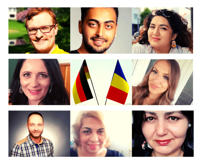 Karsten Kopp, Roland Covaci, Bahar Özer, Amalia Bulla-Garlonta, Stefania Pop, Razvan Cazan, Eva Covaci, Gülsen Tor (v.l.n.r.)