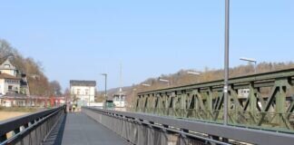 Der neue „Eiserne Steg“ in Weilburg