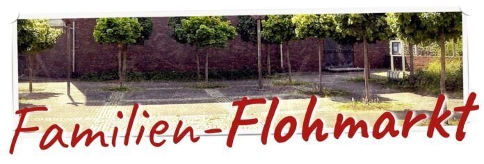 Familien-Flohmarkt am 9. Mai von 11-15 Uhr auf dem Kirchplatz St. Thomas Morus Familien-Flohmarkt am 30. Mai von 11-15 Uhr auf dem Kirchplatz St. Thomas Morus