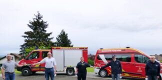 Feuerwehrvereine spenden 70 Schutzhandschuhe