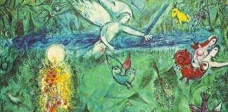 “Vertreibung aus dem Paradies” – Wortgottesfeier am 6. Juni 2021, 18:30 Uhr Kulturkirche Gießen Die Vertreibung aus dem Paradies von Marc Chagall