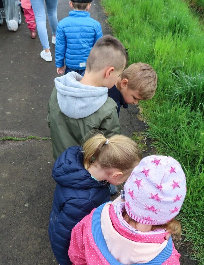 Lebenshilfe Gießen_KiFaZ-Kinder beteiligen sich an Sauberhaftes Hessen 1