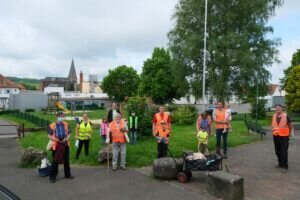 Ein Teil des Sammelteams aus Londorf