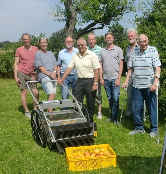 Der neu gewählte Vorstand des OGV (v.l.n.r.) Ralf Gabrich, Petra Bröckmann, Gerhardt Bernhard, Klaus Marschner, Stefan Muartin Rodiger, Oskar Krothnzert, MartinM