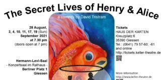 Poster "The Secret Lives of Henry & Alice, the Keller Theatre