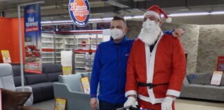 Danke an den Weihnachtsmann