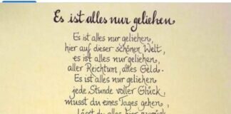 Es ist alles nur geliehen… Orginaltext