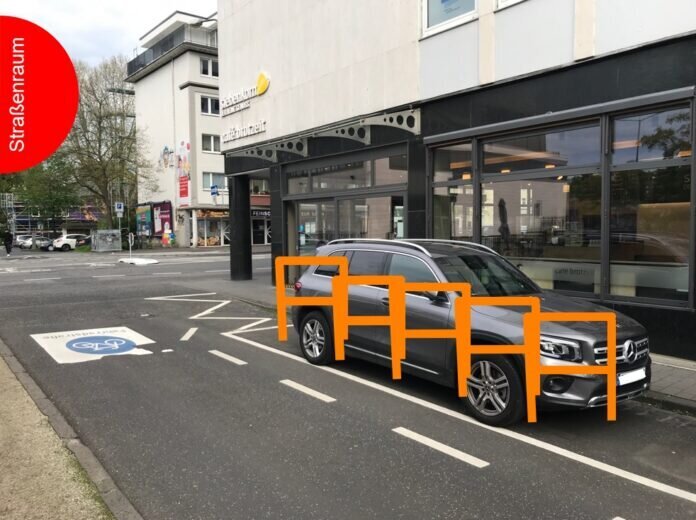 Fahrradstellplatzkonzept_1 Vorschlag für Fahrradbügel in der Fahrradstraße Löberstraße