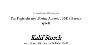 Papiertheater “kleine Auszeit”, 35418 Großen-Buseck feierte gelungene Premiere