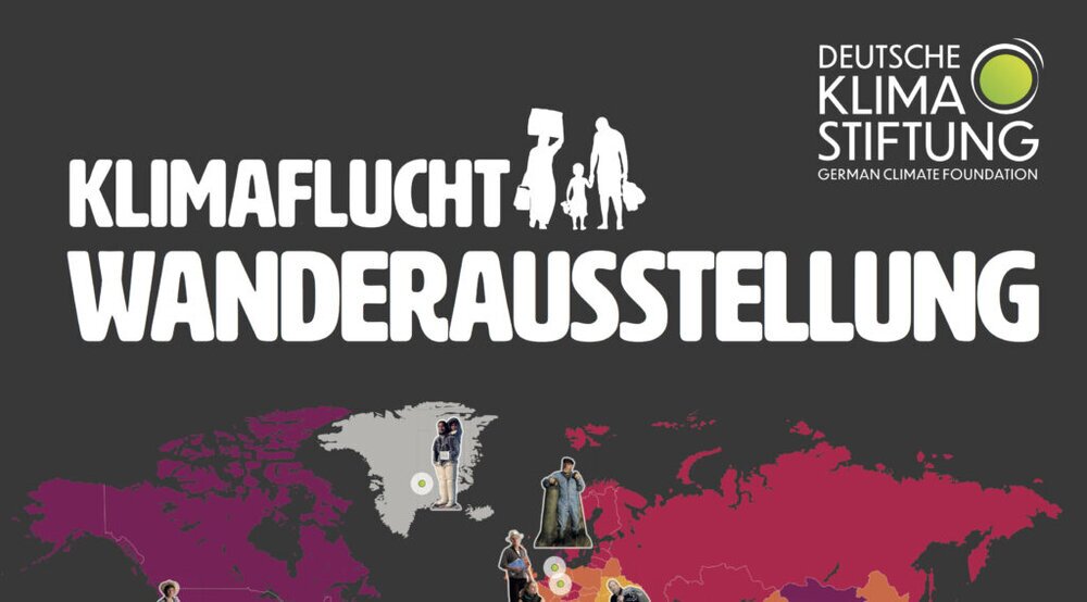 Wanderausstellung Klimaflucht vom 12.3.-20.4.22 in St. Thomas Morus