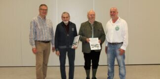 Jahreshauptversammlungen von NABU Gruppe Langd e.V. und Naturschutzverein VNULL Langd e.V. Geehrte Gründungsmitglieder