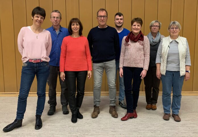 Der wiedergewählte Vereinsvorstand Der wiedergewählte Vorstand der TSG Alten-Buseck (v.l.): Susanne Zillinger, Stefan Schneider, Alejandra Laterza, Bruno Endrejat, Marcus Grabow, Daniela Grimm, Conny Moosmayer, Martina Stecker