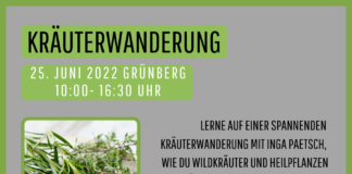 Kräuterwanderung 25.06.2022 10.00 – 16.30 Uhr