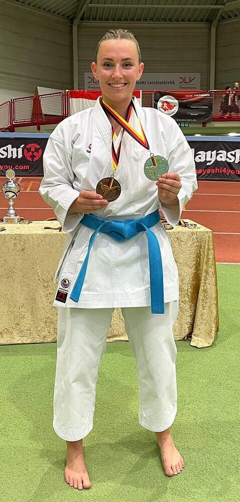 Anna-Marie Albrecht mit Silber und Bronze