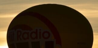 “Kleine Sonnenfinsternis” durch Heißluftballon am Sonntag Abend