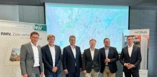RMV, Stadtwerke Gießen und MIT.BUS bringen Echtzeit-Auslastungsanzeige an den Start