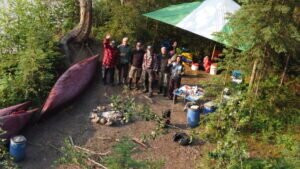 Das Team im Camp