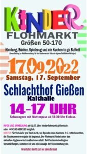 Kinderflohmarkt im Schlachthof Gießen ( Kalthalle)