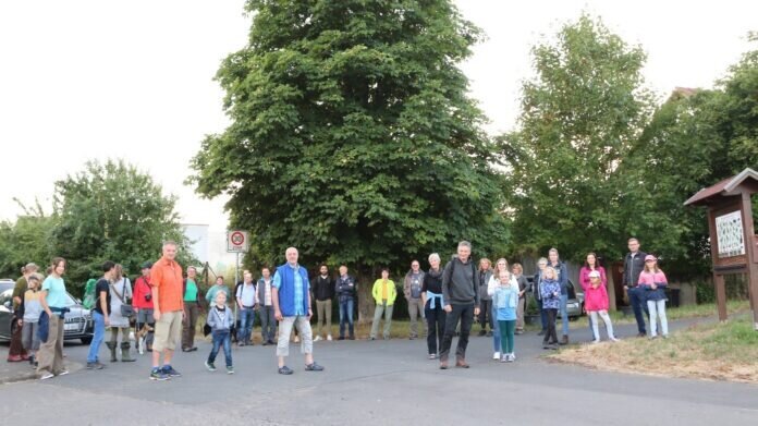 Wandergruppe am Start