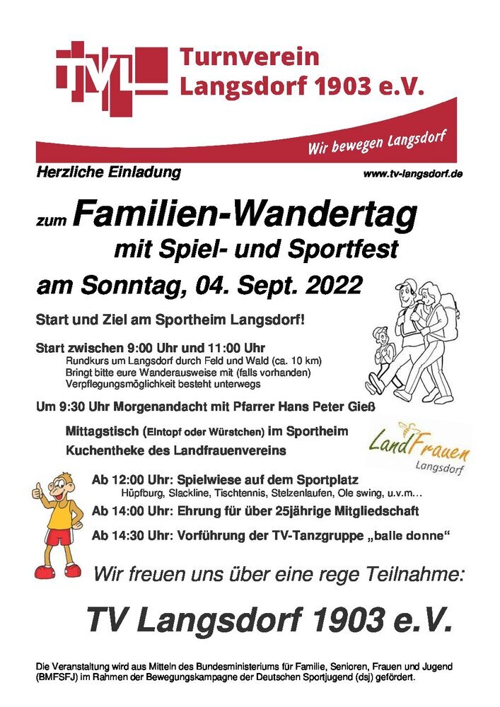 Wandertag TVL 2022