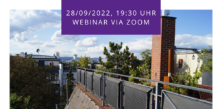 Webinar “Balkon-Solar: Der einfache Weg zum eigenen Sonnenstrom” Webinar Balkon-Solar 28. September 19:30 Uhr via Zoom