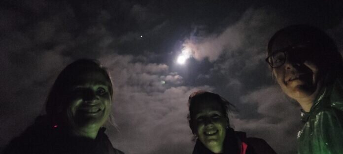 Vollmond 10.09.2022 Karin Rühl und Wandergäste