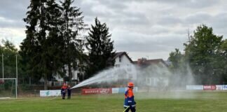 Einsatz FFW Jugendfeuerwehr beim TSv Klein-Linden – SWG unterstützt