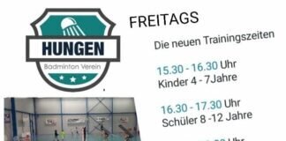 Hungener Badmintonverein setzt auf die Jugend – Training jetzt schon ab 4 Jahren möglich