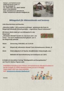 Mittagstisch