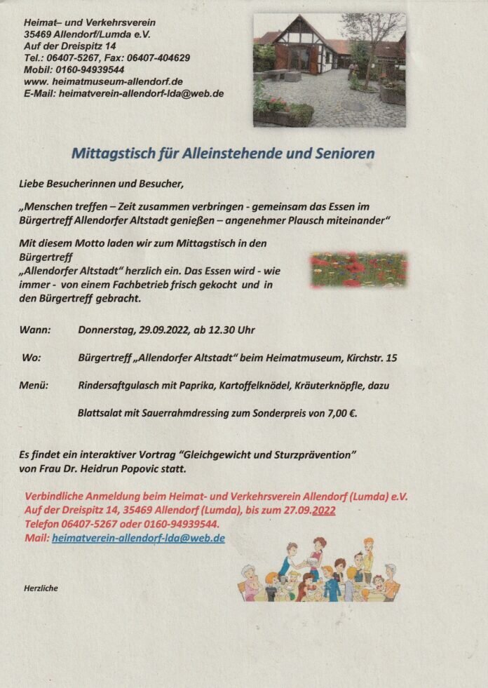 Mittagstisch