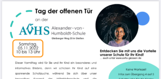 Schatzsuche mit Alex – Tag der offenen Tür an der Alexander-von-Humboldt-Schule