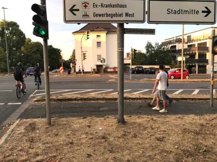 Über die Gabelsberger Straße sollte nach Ansicht des VCDs eine Fußgängerquerung entstehen.