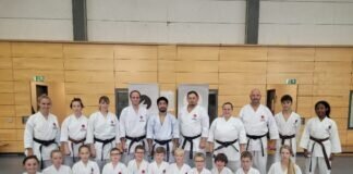 Karate Dojo Lollar in Berlin bei Lehrgang mit Weltmeister