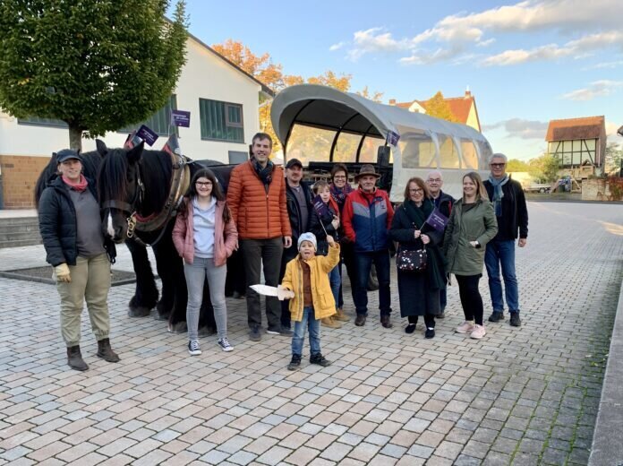 Gruppenbild Planwagenfahrt