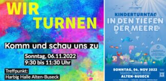 Kinderturntag am 6. November in Alten-Buseck Kinderturntag am 6. November in Alten-Buseck