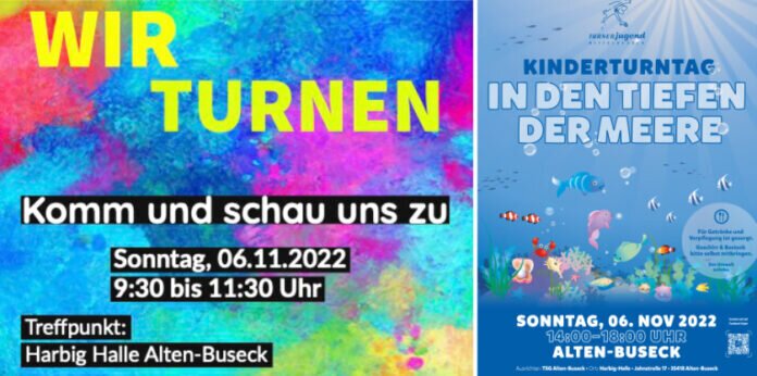 Kinderturntag Kinderturntag am 6. November in Alten-Buseck