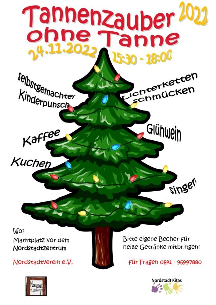Der Flyer zum Tannenzauber (ohne Tanne) 2022
