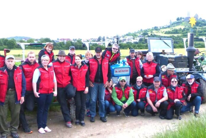 Gruppe vor Gleiberg