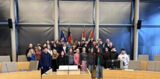 7eG und 7fG der AFS Linden besuchten das Stadtparlament in Gießen