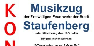 Frühjahrskonzert des Musikzugs der FFW Staufenberg