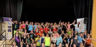 Volles Haus bei der ersten Zumba Party in Biebertal !