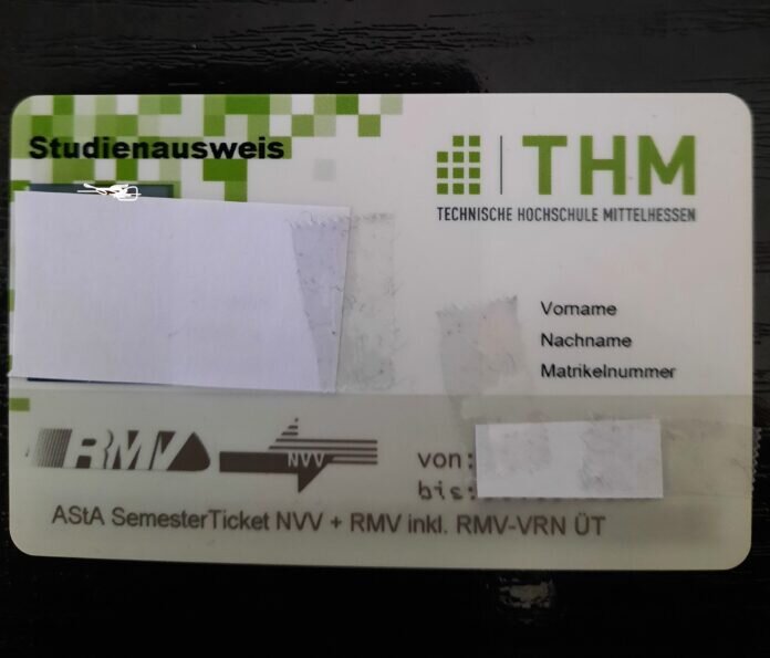 THM-Studentenausweis
