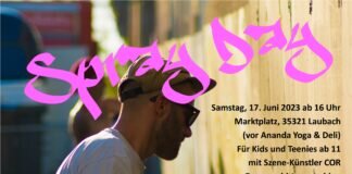 Spray Day und mehr beim Laubacher Kunstverein