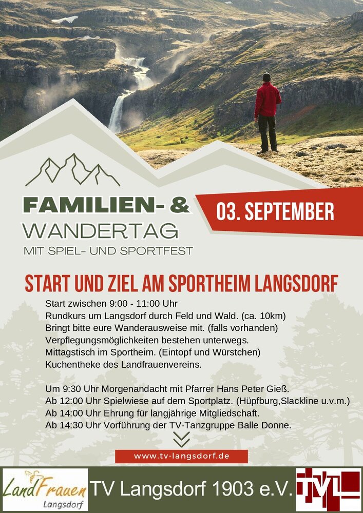Familien-Wandertag in Langsdorf