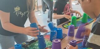 Jede Menge Sport und Spaß beim Sport Stacking Workshop der SG Wißmar