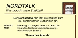 26. Nordtalk (Bürgertisch der Nordstadt)