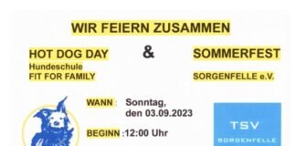 Hundeschule Fit-For-Family und TSV Sorgenfelle e.V. feiern