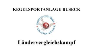 Ländervergleichskampf Kegelsportanlage Buseck