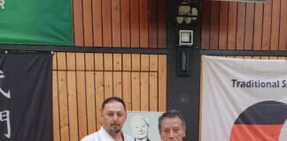 Hocher Besuch beim Karate Dojo Lollar mit internationale Beteiligung